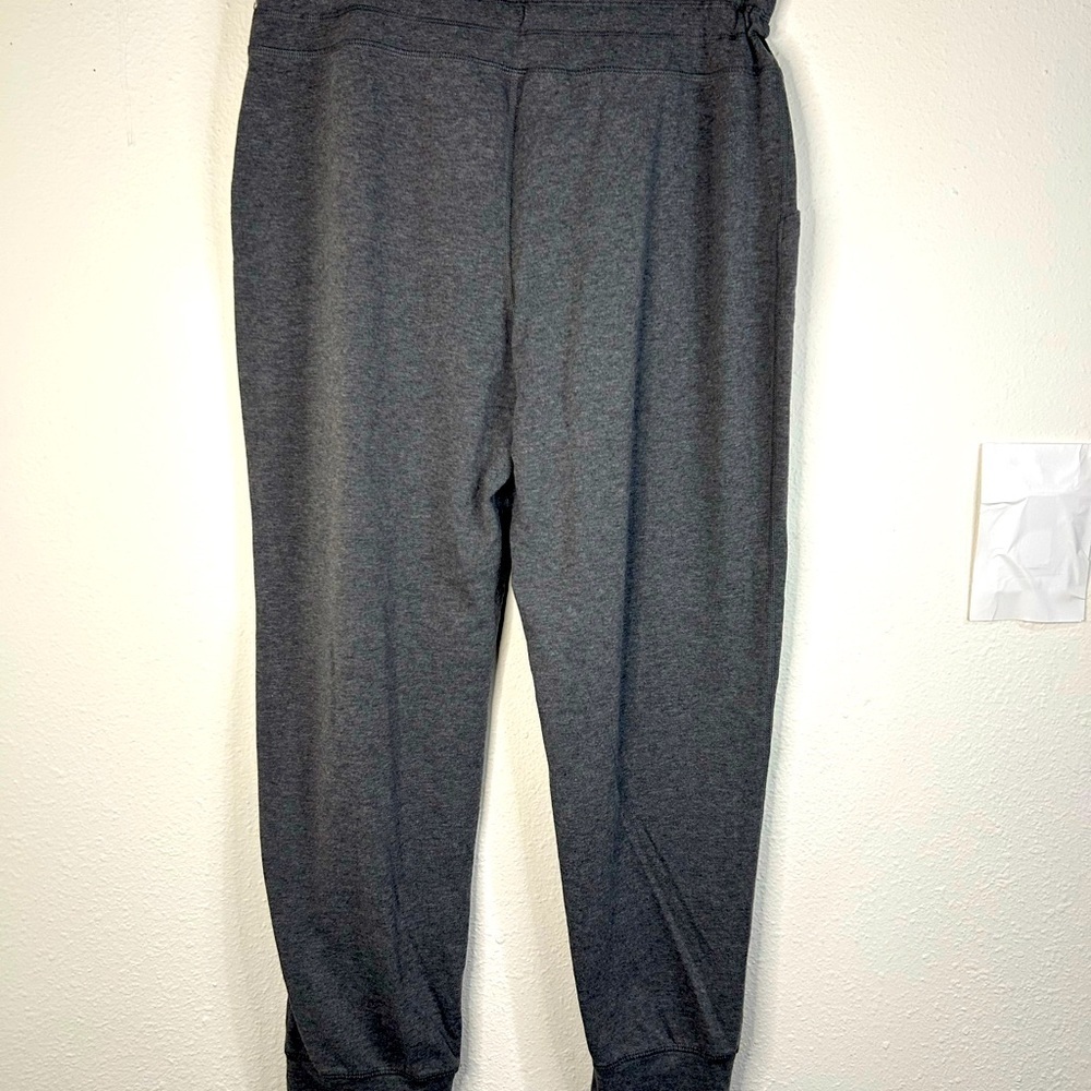 Rainbeau Women’s Size Large Gray Stretch Joggers Drawstring Waist Cuffed Pants - Picture 6 of 8